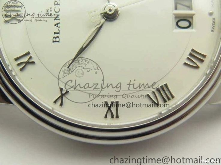 0324 SportInspired Villeret 6669 SS HG 1:1 Best Edition White Dial On Leather Strap V 8099